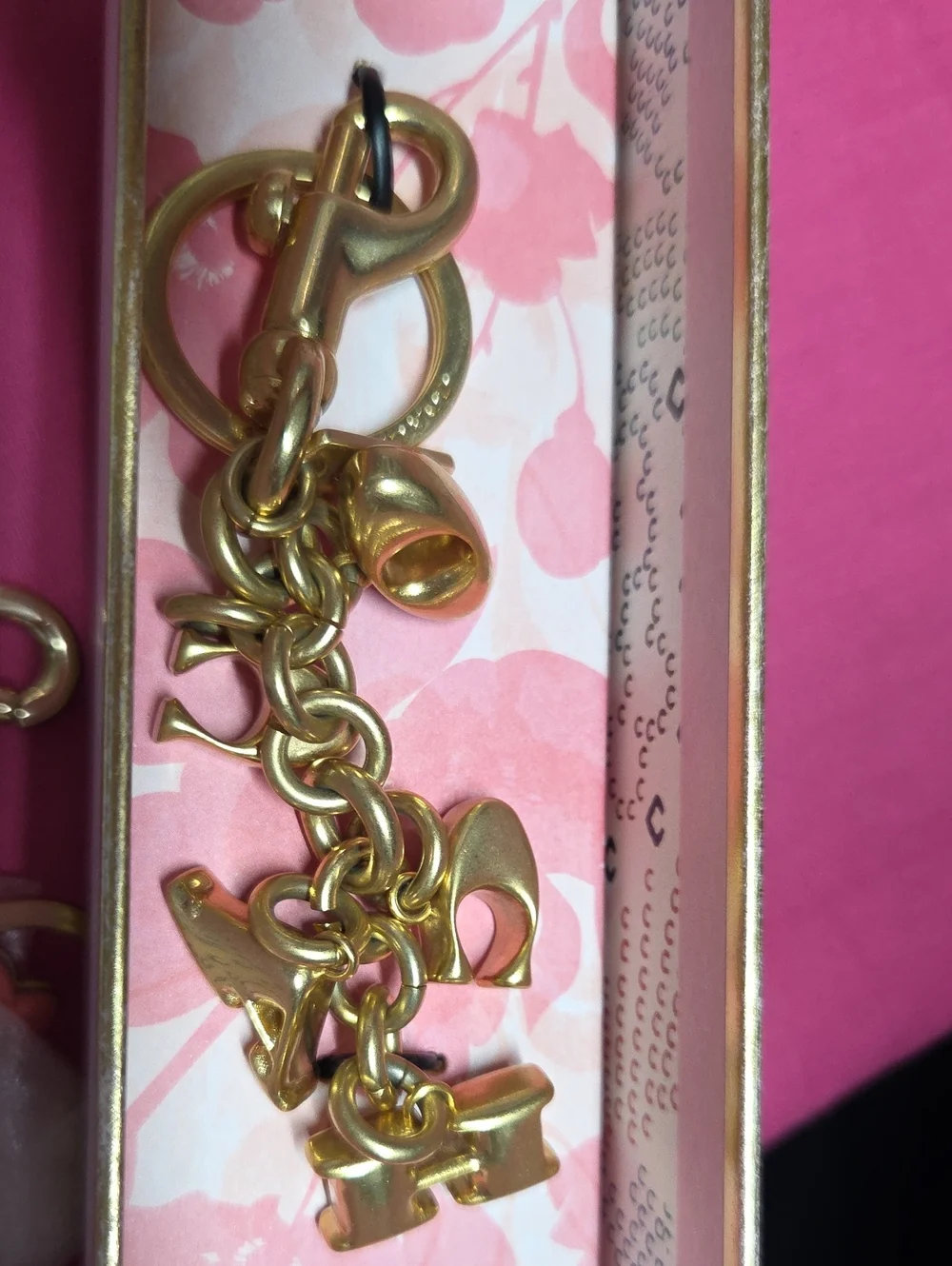 BNWT: C-O-A-C-H Keychain/Bag Charm. Never Used